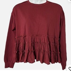 🌻3 for $18 Altar’d State Mauve Sweatshirt Size Large